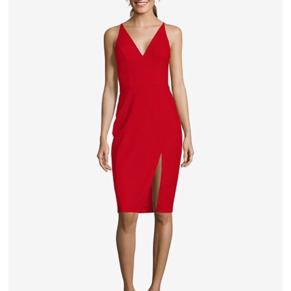 Betsy & Adam red dress